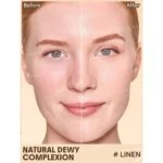 ضد آفتاب کرم پودری شیگلم مدل Dew & Done Skin Tint SPF25 رنگ Linen
