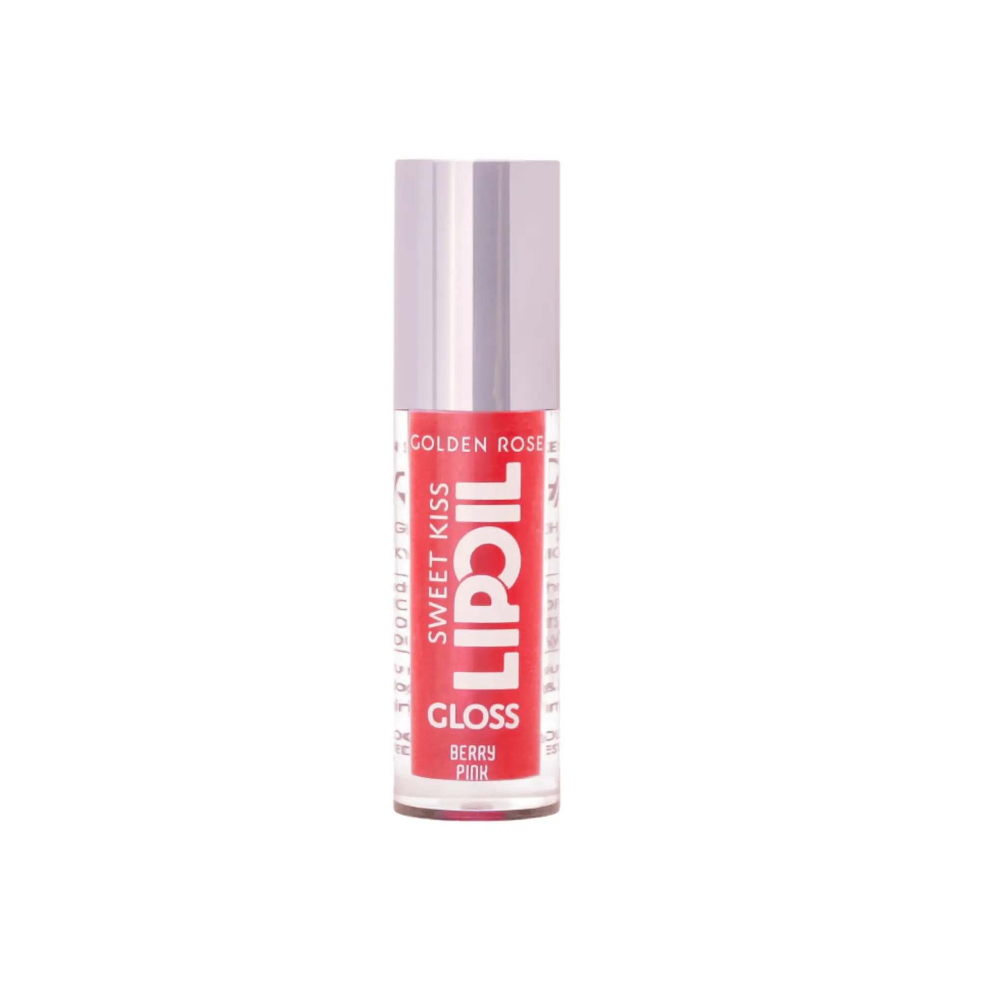 لیپ گلاس و روغن لب گلدن رز مدل Sweet Kiss رنگ Berry Pink شماره 03