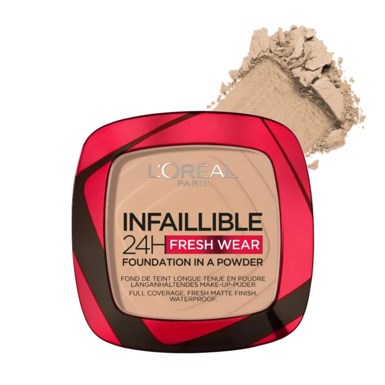 پنکیک لورآل مدل 24H Fresh Wear رنگ True Beige شماره 130