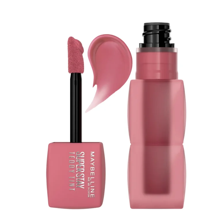 تینت لب و گونه میبلین مدل Super Stay Teddy Tint رنگ Knee high شماره 55