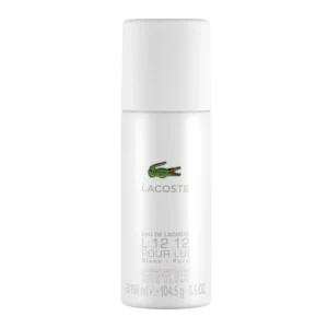 اسپری دئودورانت مردانه لاگوست مدل L.12.12 Blanc حجم 150ml