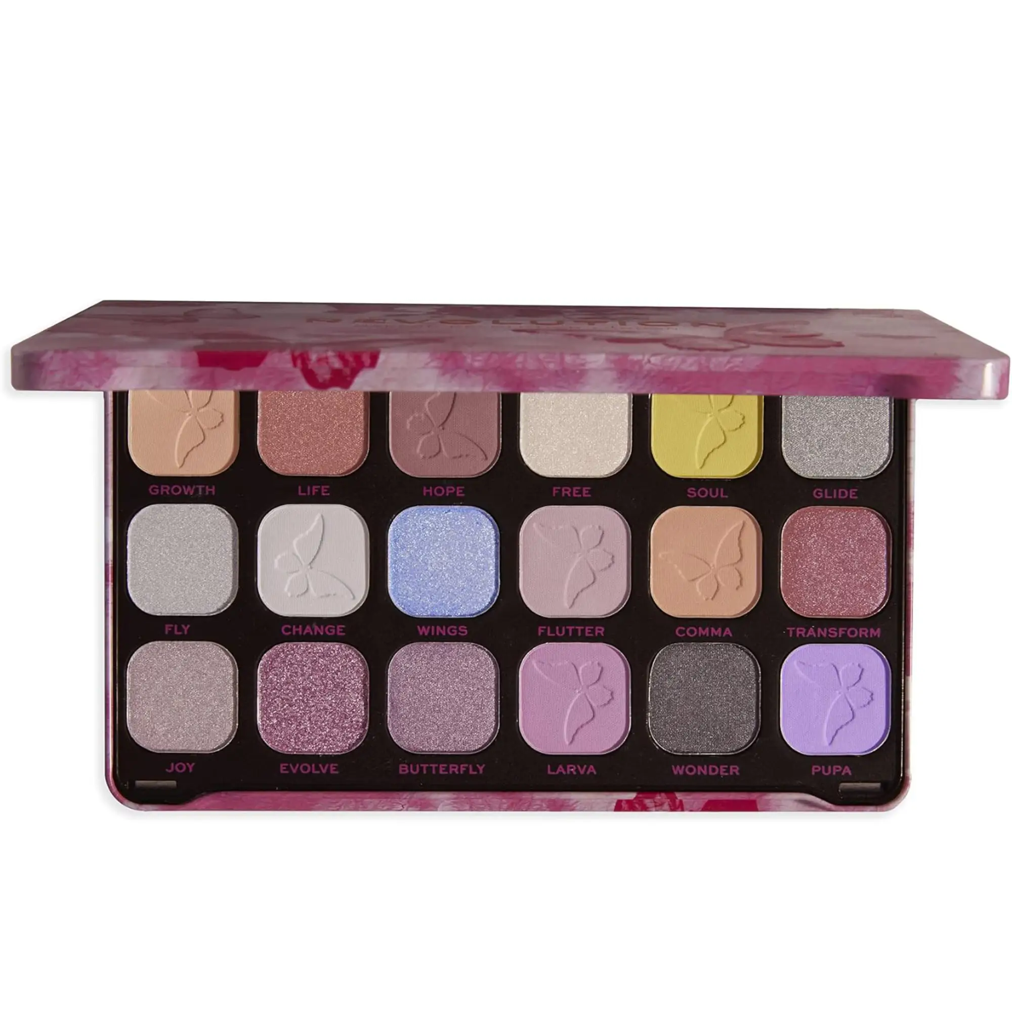 پالت سایه چشم روولوشن مدل Forever Flawless رنگ Soft Butterfly