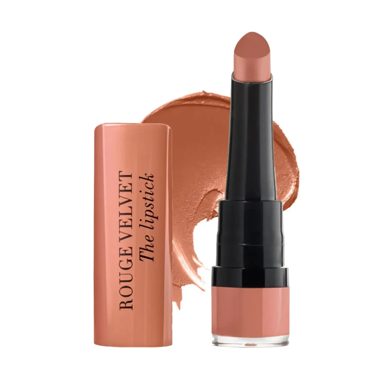 رژ لب جامد بورژوآ مدل Rouge Velvet رنگ Hey Nude شماره 01