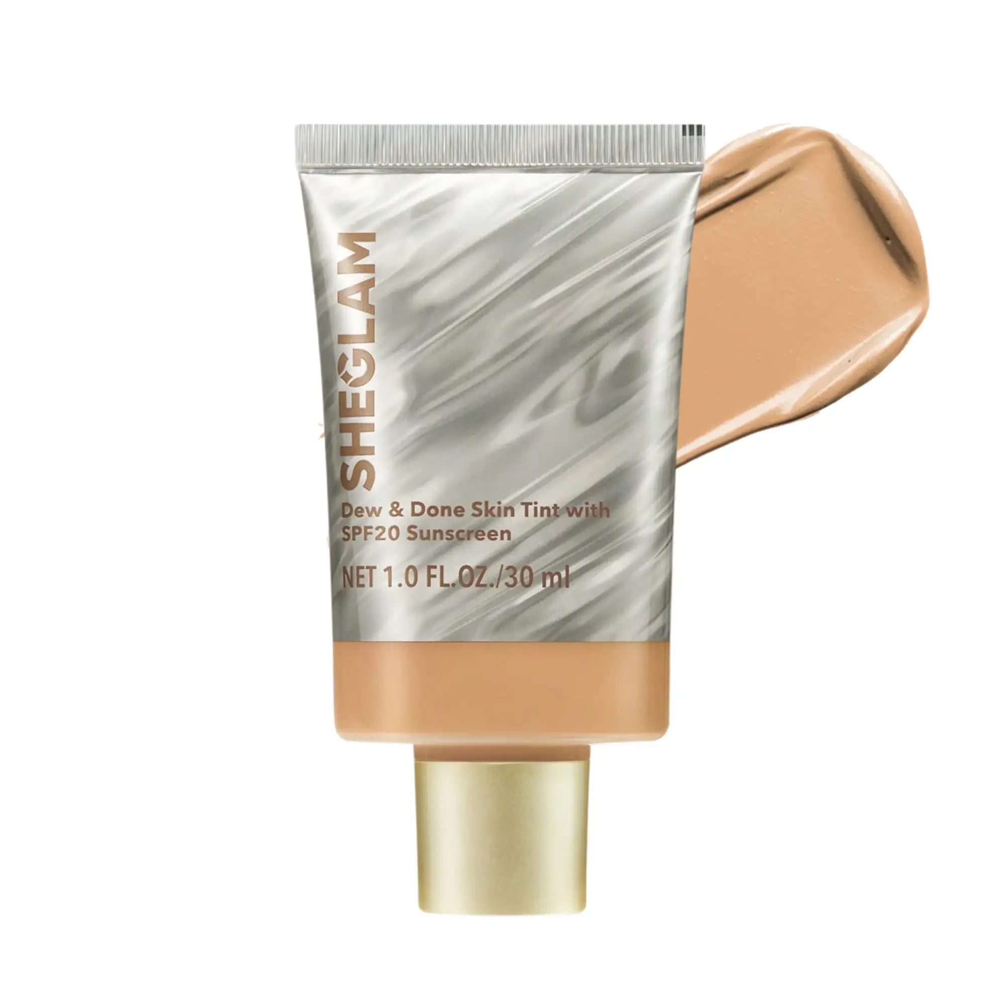 ضد آفتاب کرم پودری شیگلم مدل Dew & Done Skin Tint SPF25 رنگ Sand