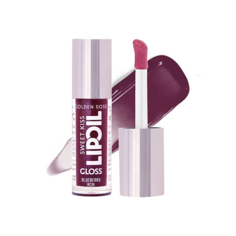 لیپ گلاس و روغن لب گلدن رز مدل Sweet Kiss رنگ Blueberry Acai شماره 07