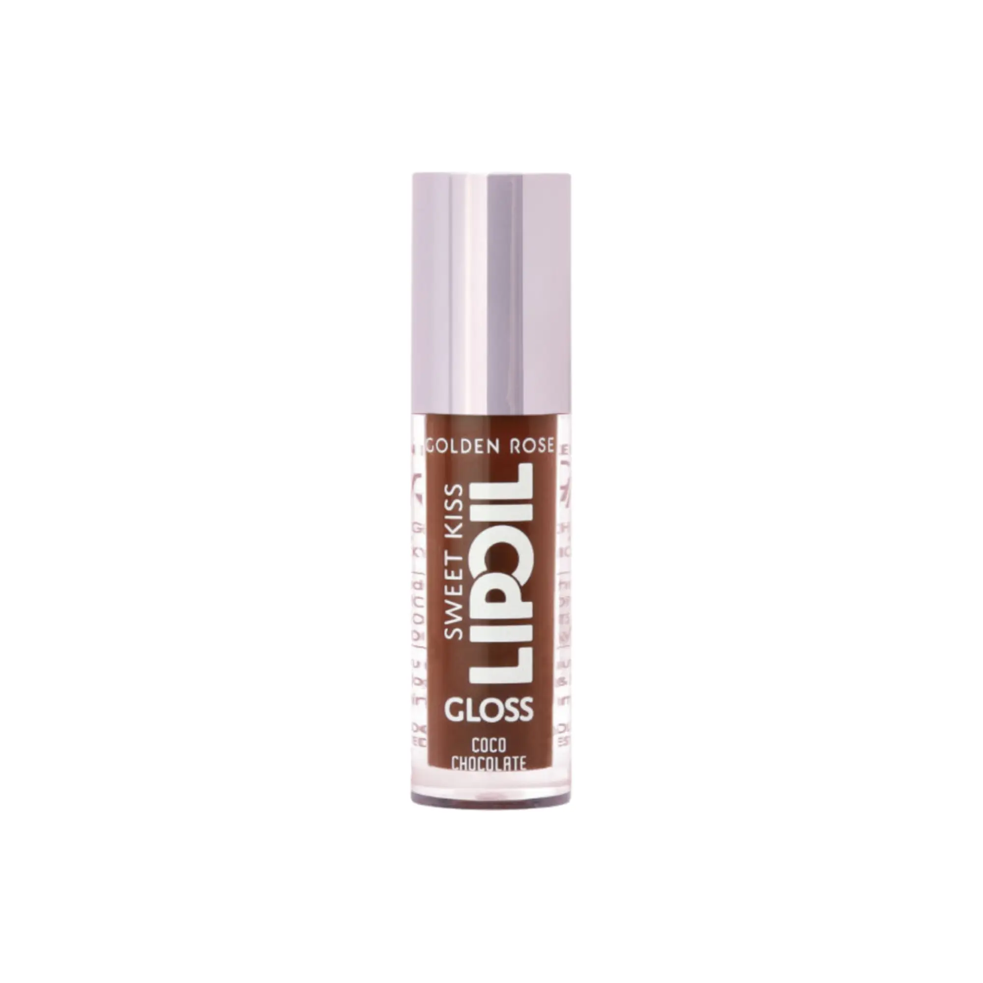 لیپ گلاس و روغن لب گلدن رز مدل Sweet Kiss رنگ Coco Chocolate شماره 06