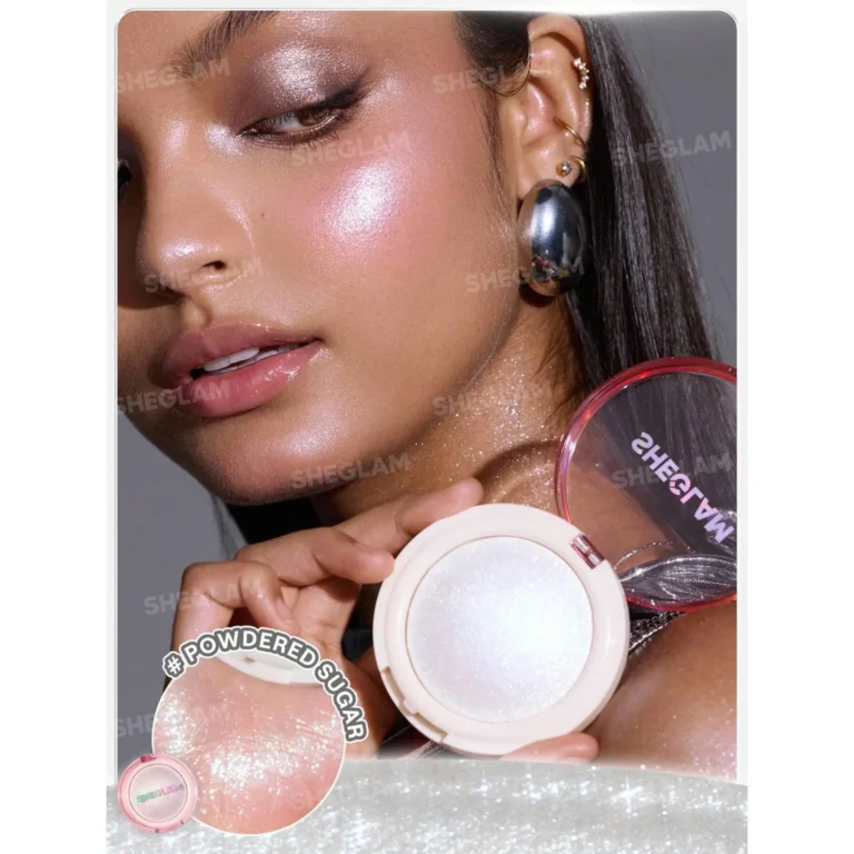 هایلایتر شیگلم مدل Glowchi Bouncy رنگ Powdered Sugar