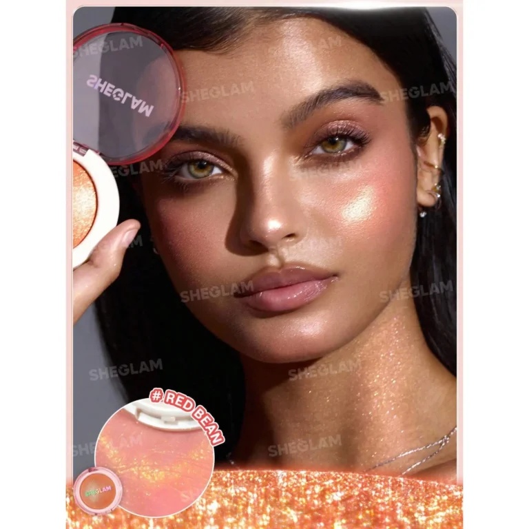 هایلایتر شیگلم مدل Glowchi Bouncy رنگ Red Bean
