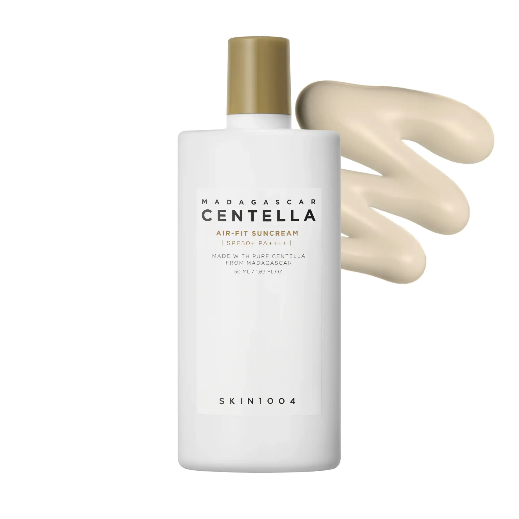 کرم ضد آفتاب فیزیکی اسکین 1004 مدل Centella Air-Fit Suncream Plus SPF50 حجم 50ml