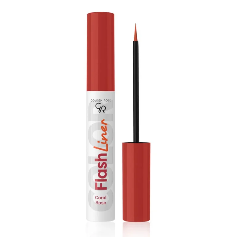 خط چشم گلدن رز مدل Flash Liner رنگ Coral Rose شماره 106