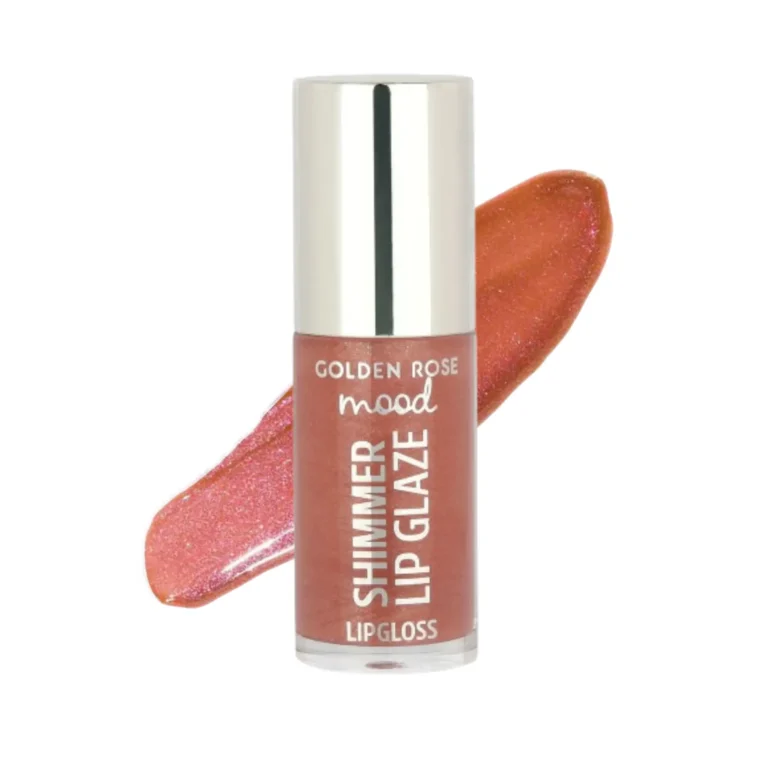 برق لب گلدن رز مدل Shimmer lip glaze رنگ Sunset Glaze شماره 253