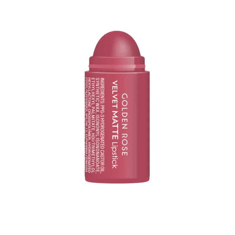 رژ لب جامد گلدن رز مدل Velvet Matte شماره 10 سایز مینی
