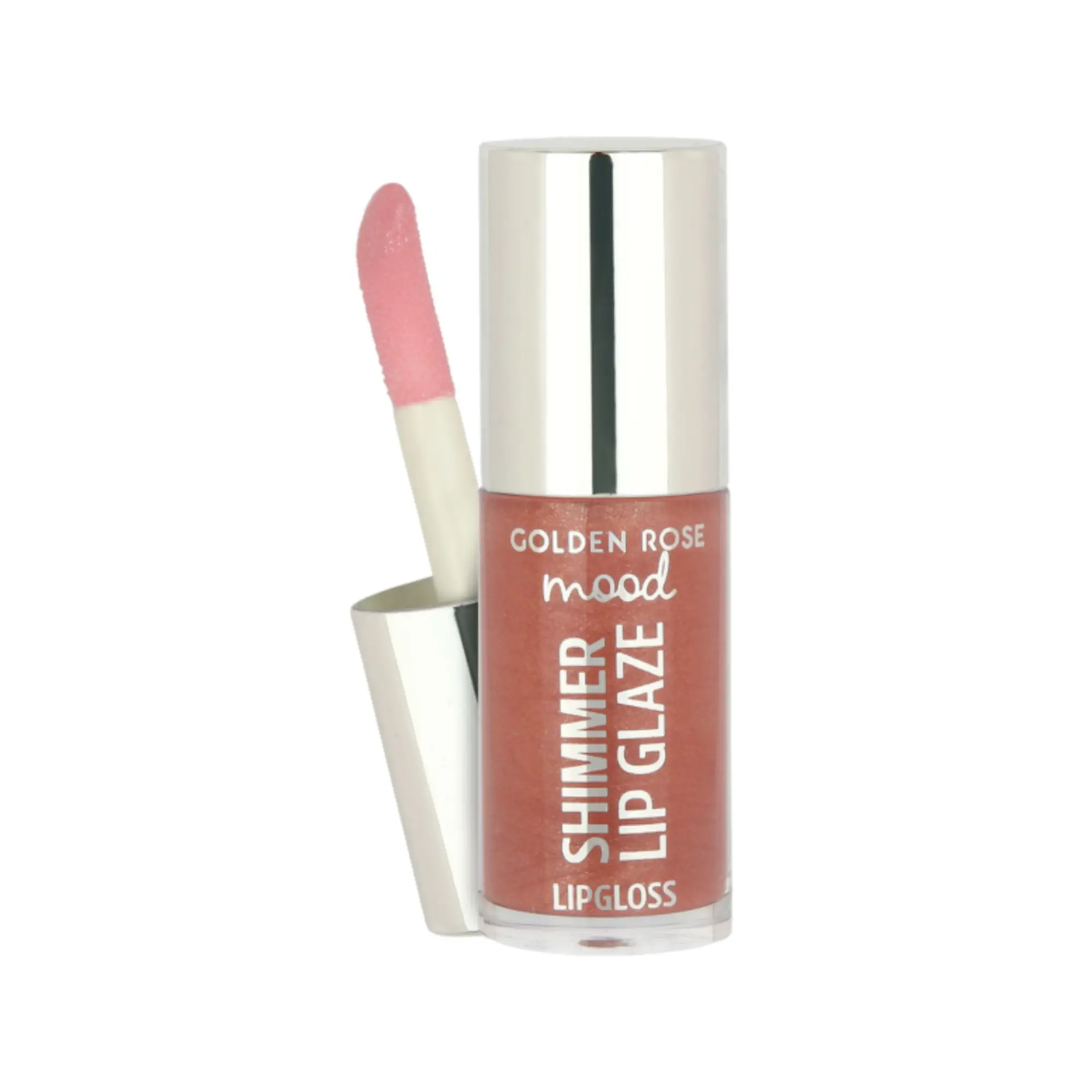 برق لب گلدن رز مدل Shimmer lip glaze رنگ Sunset Glaze شماره 253