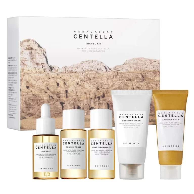 مجموعه مراقبت از پوست اسکین 1004 مدل Centella تراول سایز