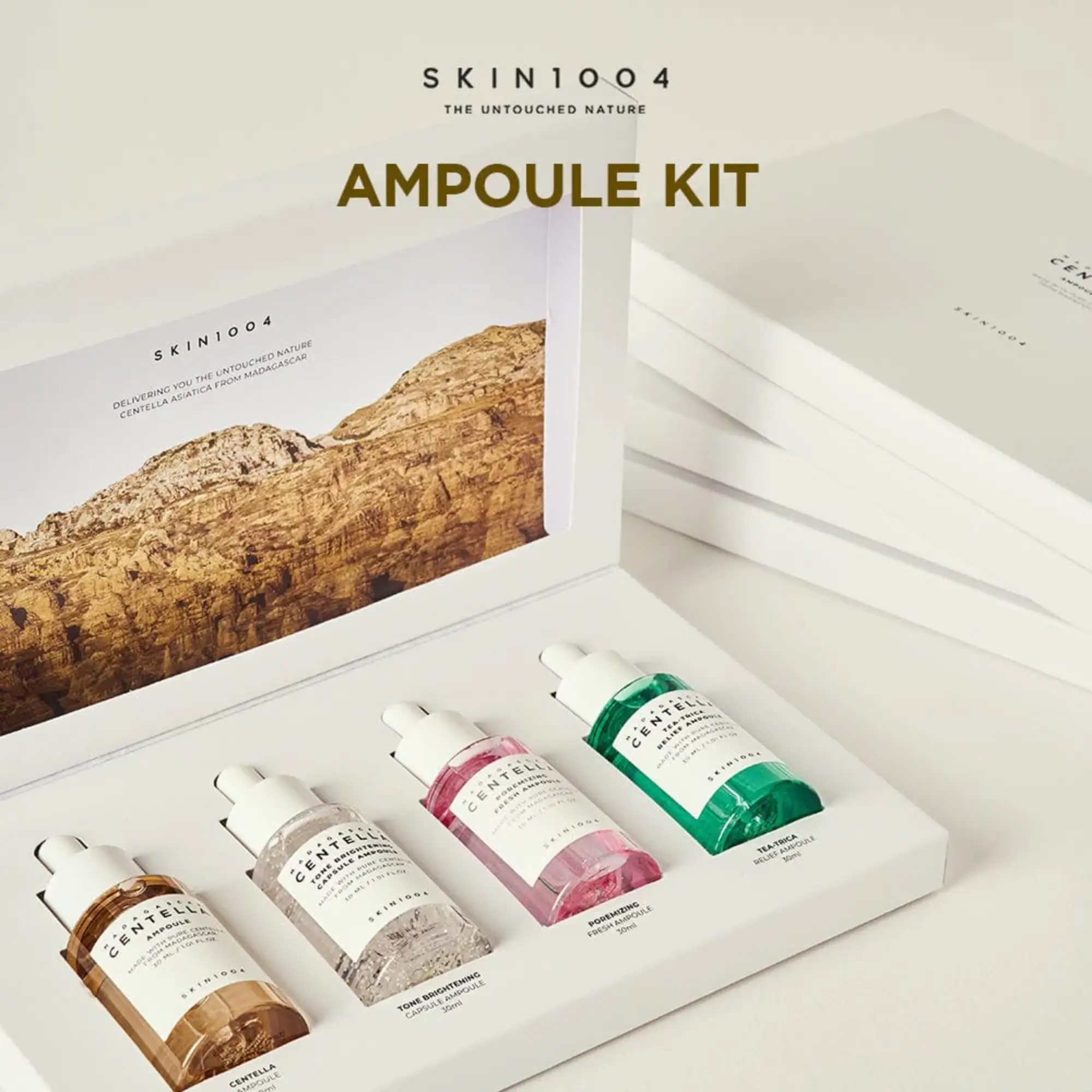 مجموعه سرم پوست اسکین 1004 مدل Ampoule تراول سایز