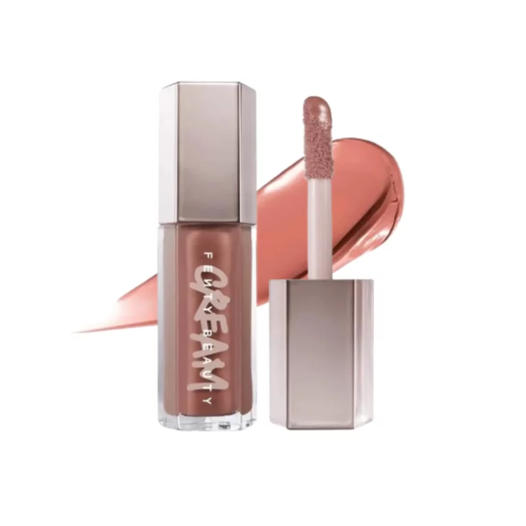 رژ لب مایع فنتی بیوتی مدل Gloss Bomb Cream رنگ Fenty Glow شماره 02