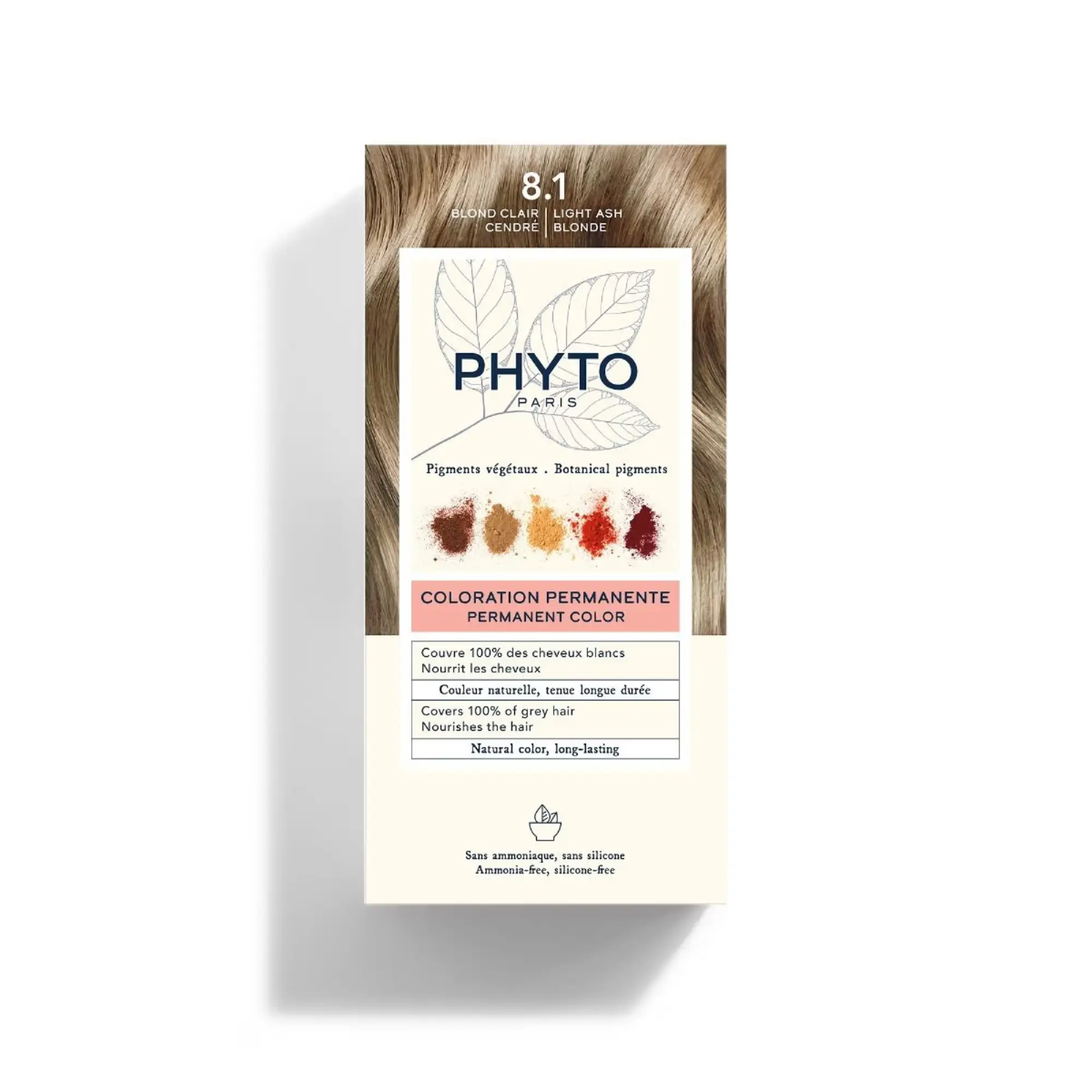 کیت رنگ موی فیتو شماره 8.1 رنگ Light Ash Blonde کیت رنگ موی فیتو شماره 8.1 رنگ Light Ash Blonde