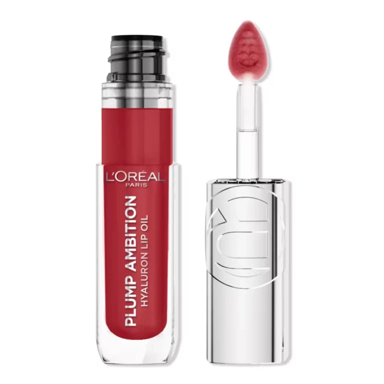 رژ لب مایع لورآل مدل Plump Ambition Hyaluron رنگ cherry cherie شماره 390