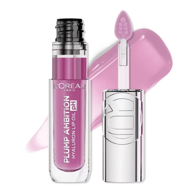 رژ لب مایع لورآل مدل Plump Ambition pH Lip Oil رنگ LILAC شماره 050