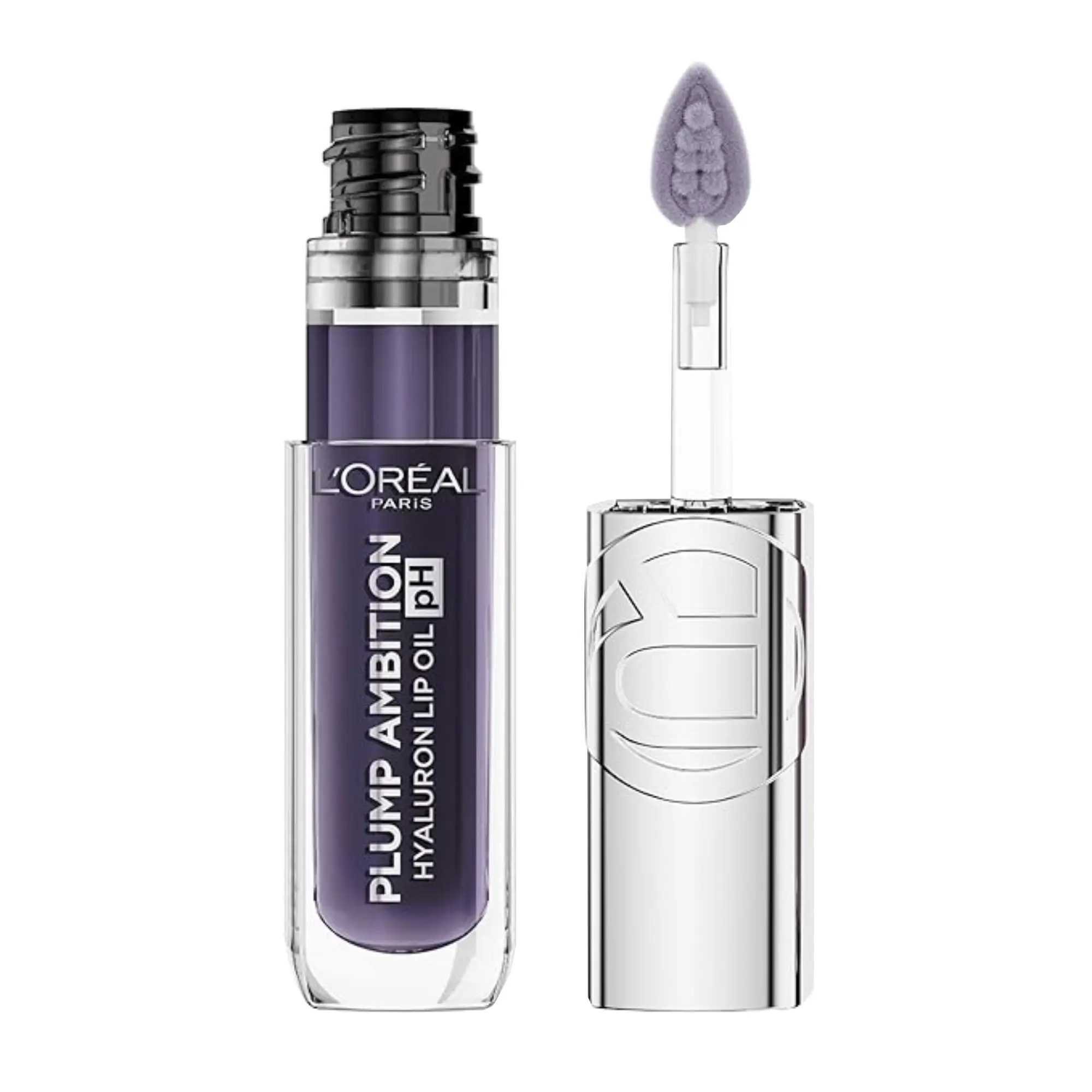 رژ لب مایع لورآل مدل Plump Ambition pH Lip Oil رنگ Berry Noir شماره 090