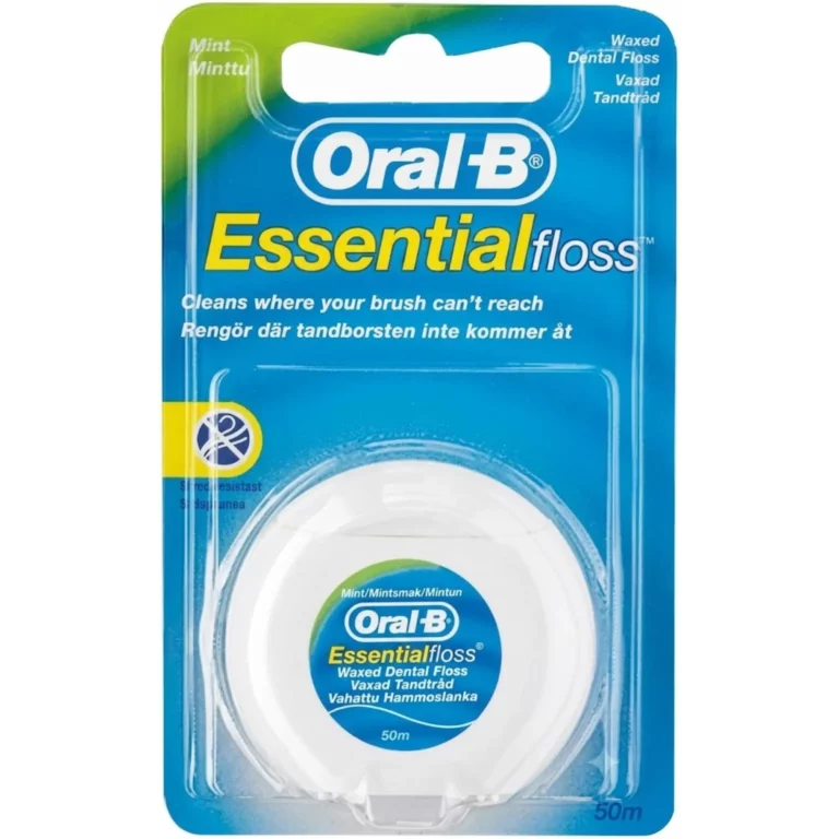 نخ دندان اورال - بی مدل Essential Floss با طعم نعناع