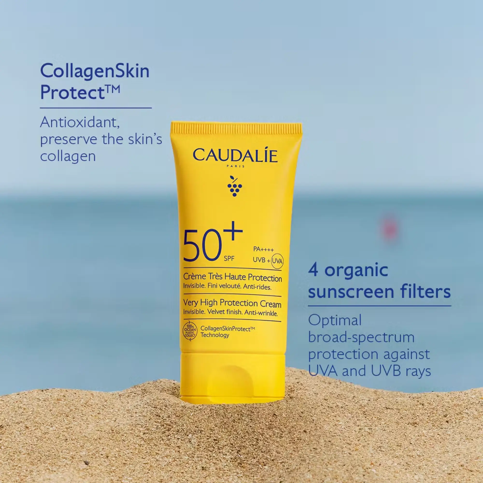 کرم ضد آفتاب کدلی مدل Very High Protection Cream SPF50 حجم 50ml