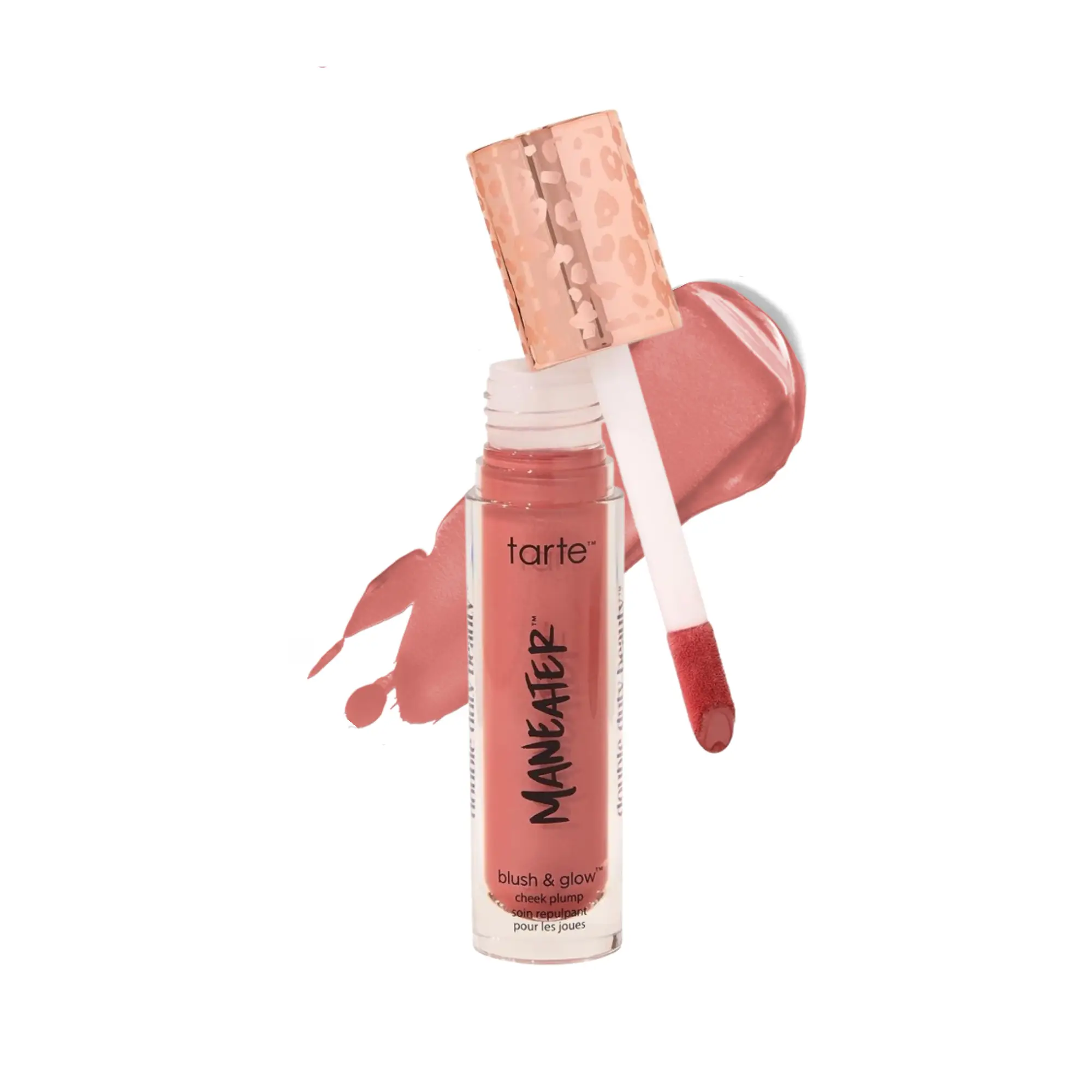 رژ گونه مایع تارت مدل Maneater رنگ Peachy Pink حجم 8ml