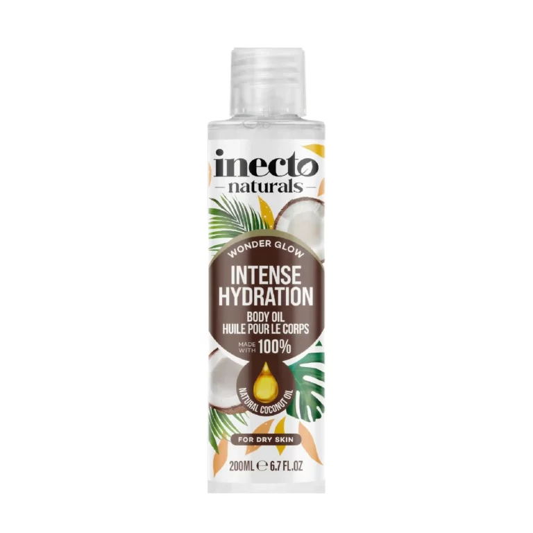 روغن بدن اینکتو مدل Intense Hydration رایحه نارگیل حجم 200ml