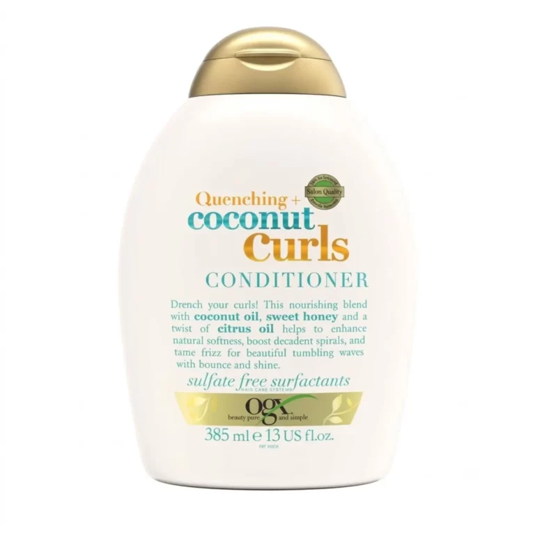 نرم کننده مو او جی ایکس مدل Quenching Coconut Curls حجم 385ml