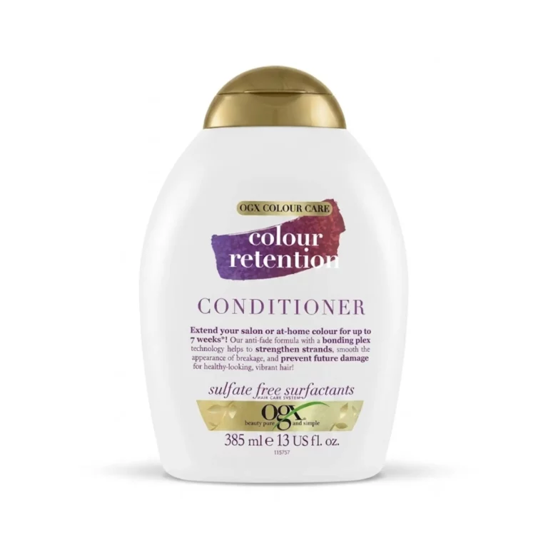 نرم کننده مو او جی ایکس مدل Colour Retention حجم 385ml