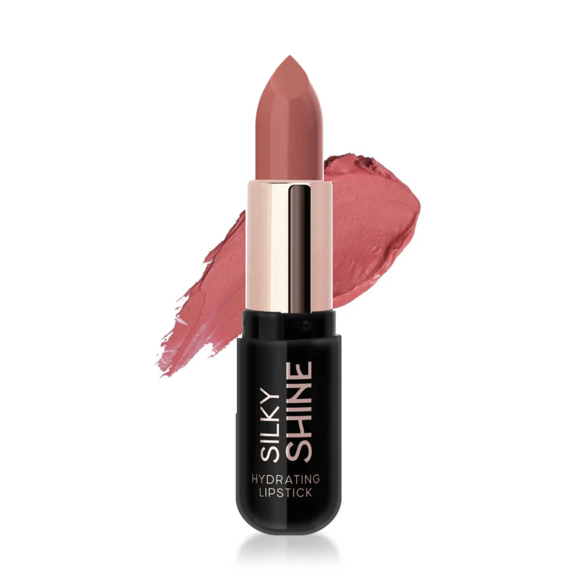 رژ لب جامد گلدن رز مدل Silky Shine شماره 207