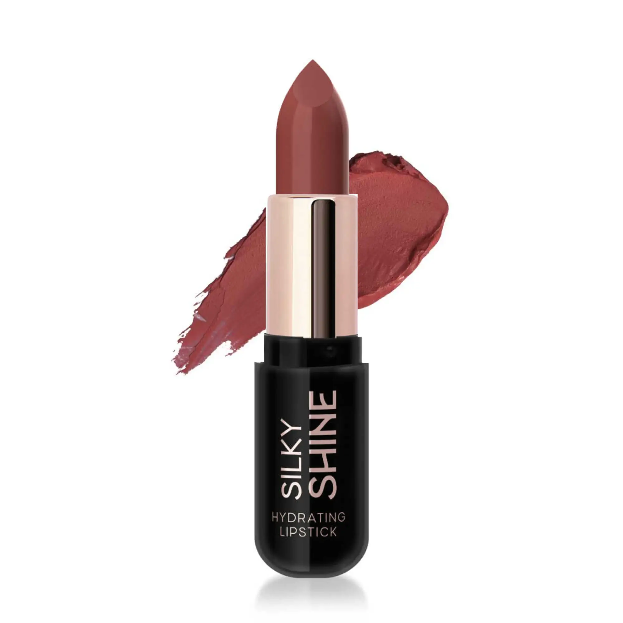 رژ لب جامد گلدن رز مدل Silky Shine شماره 222