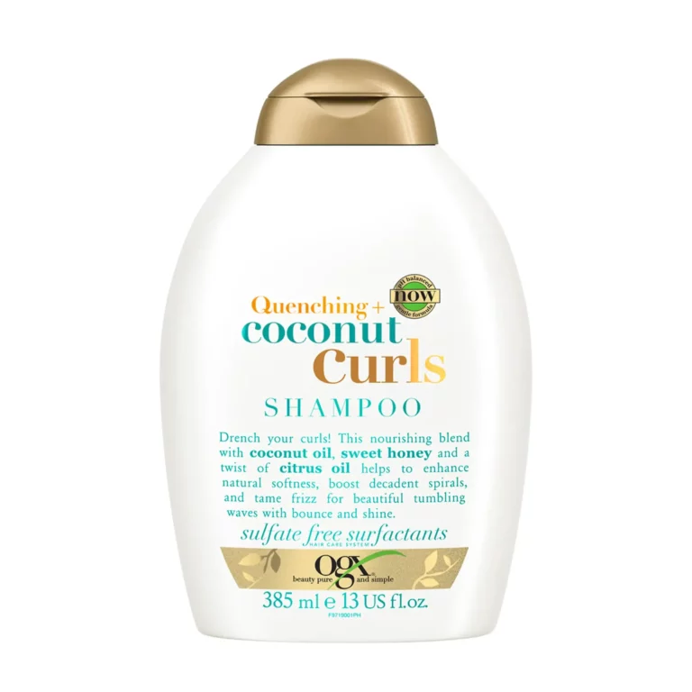 شامپو او جی ایکس مدل Quenching + Coconut Curls حجم 385ml
