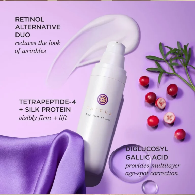 سرم ضد چروک صورت تاچا مدل The Silk Serum حجم 30ml