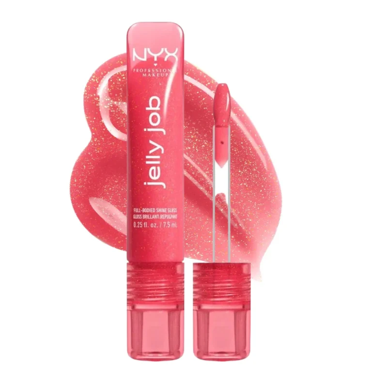 لیپ گلاس نیکس مدل Jelly Job رنگ Jelly Kiss'd شماره 08 حجم 7.5ml
