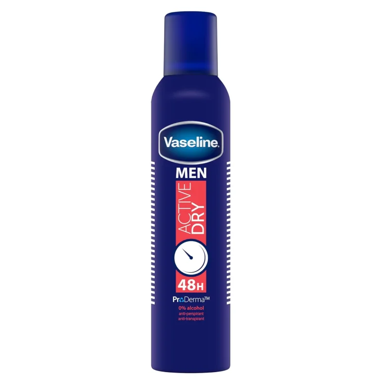 اسپری ضد تعریق مردانه وازلین مدل Active Dry 48H حجم 250ml