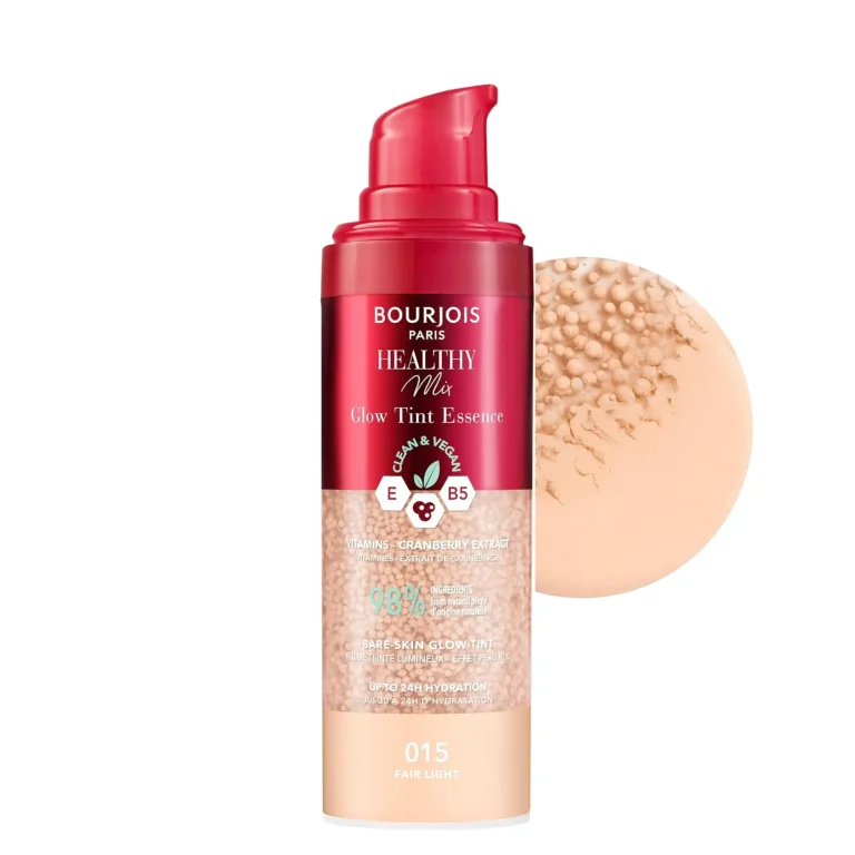 تینت صورت بورژوآ مدل Healthy Mix رنگFair Light شماره 015 حجم 30ml