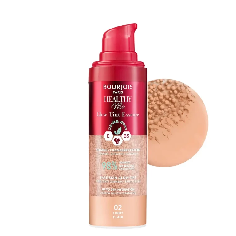 تینت صورت بورژوآ مدل Healthy Mix رنگ Light Clear شماره 020 حجم 30ml