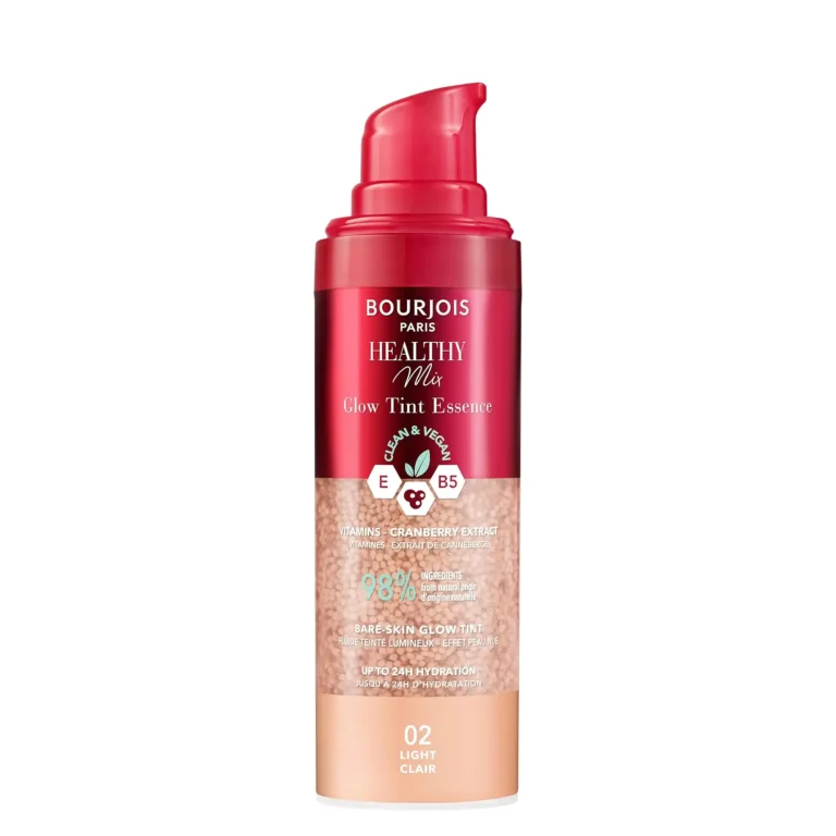 تینت صورت بورژوآ مدل Healthy Mix رنگ Light Clear شماره 020 حجم 30ml