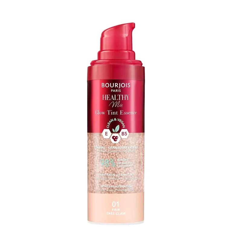 تینت صورت بورژوآ مدل Healthy Mix رنگ Fair Tres Clair شماره 010 حجم 30ml