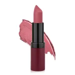 رژ لب جامد گلدن رز مدل Velvet Matte شماره 12