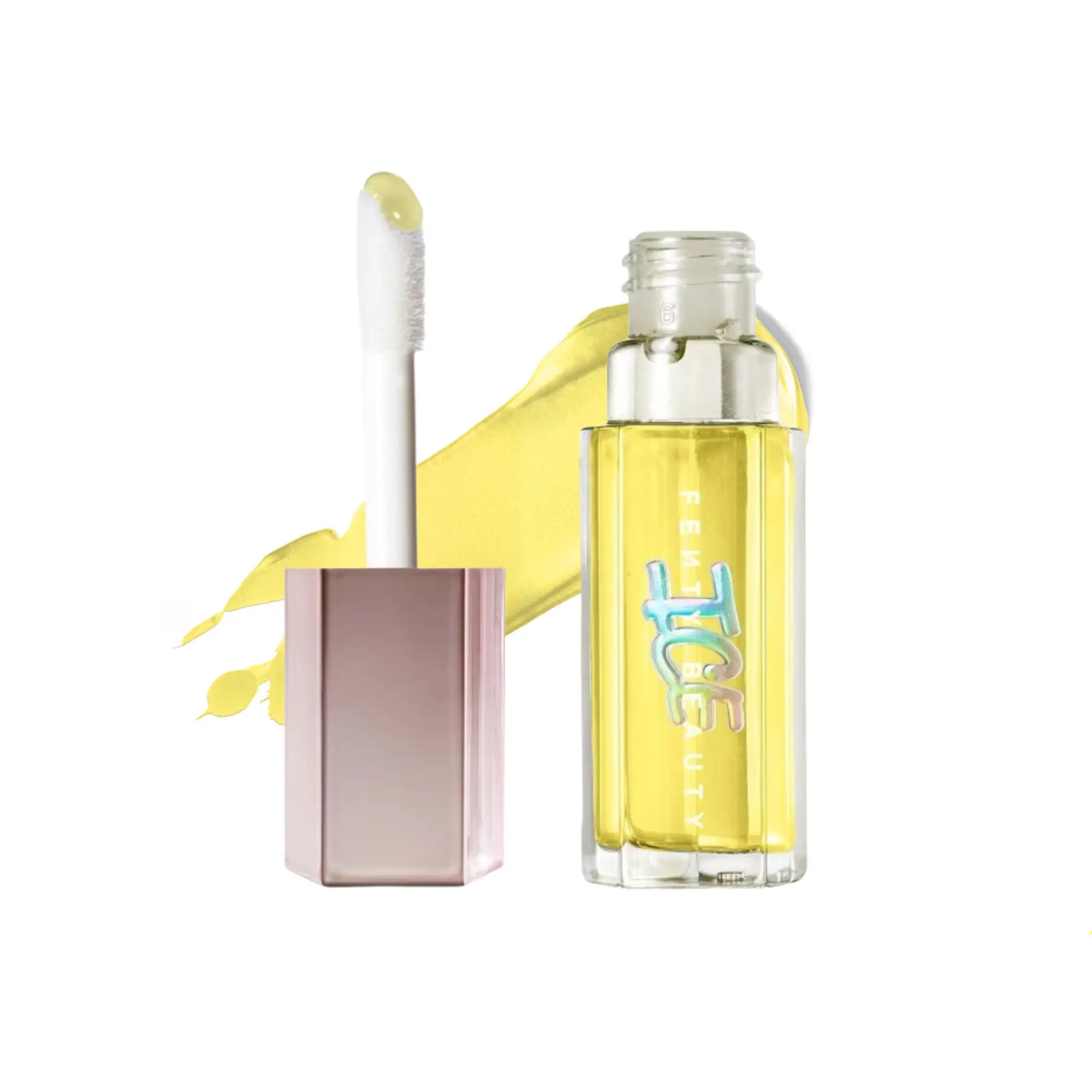 لیپ گلاس فنتی بیوتی مدل Gloss Bomb Ice رنگ Ice'D Pineapple