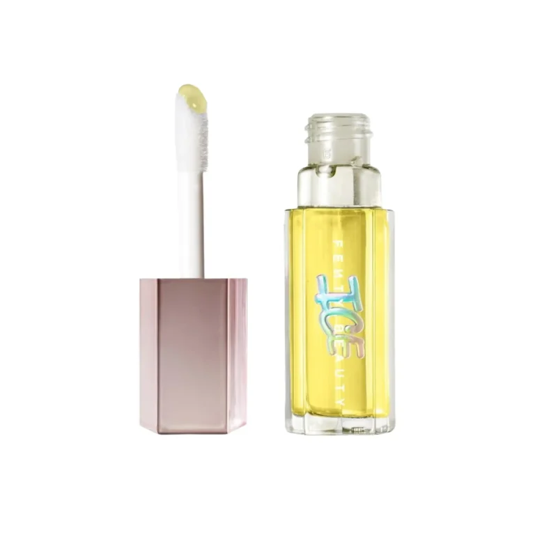 لیپ گلاس فنتی بیوتی مدل Gloss Bomb Ice رنگ Ice'D Pineapple