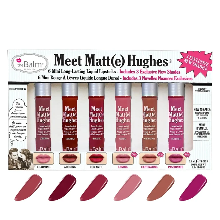 ست رژ لب مایع دبالم مدل Meet Matt(e) Hughes 3 Exclusive New Shades تراول سایز