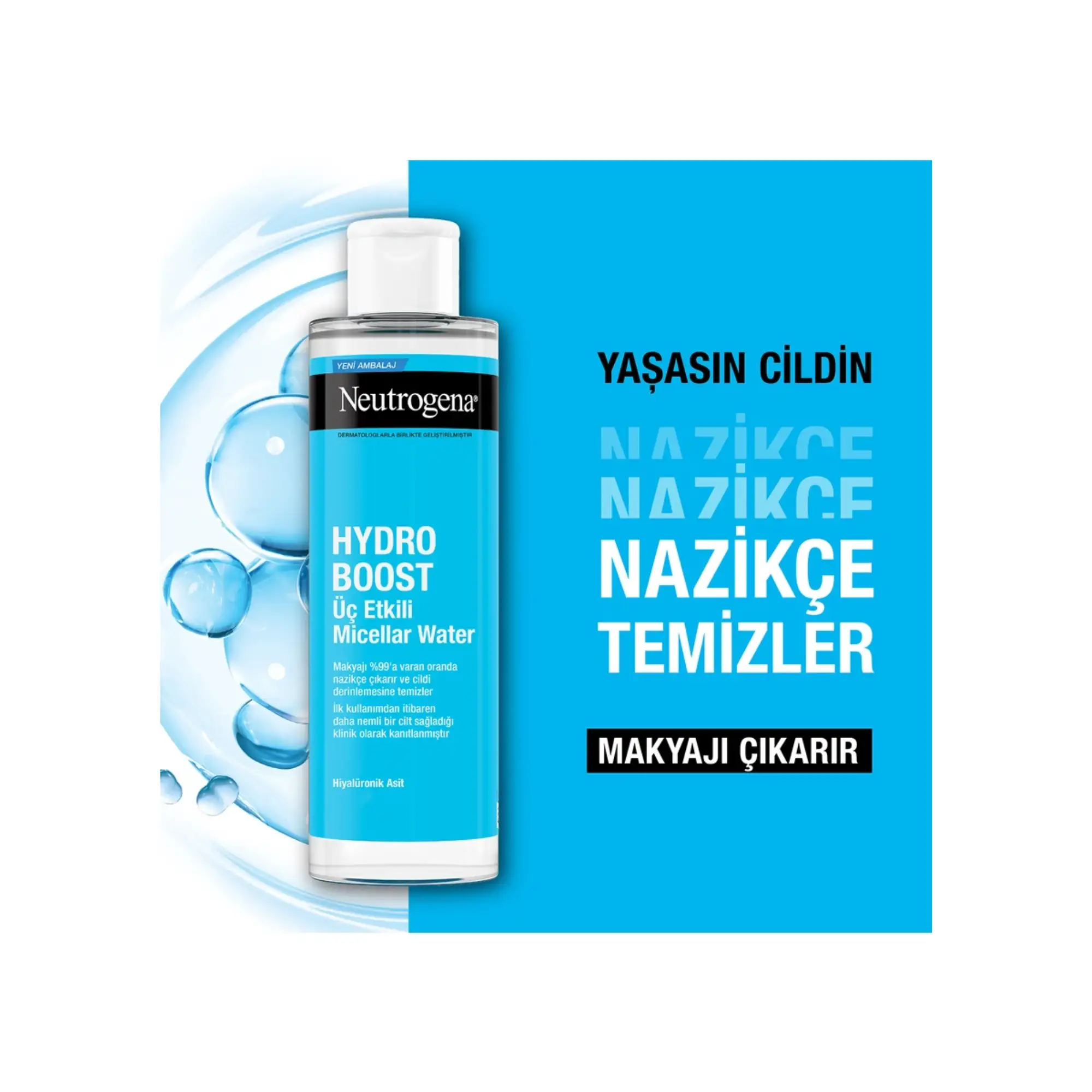 میسلار نوتروژینا مدل Hydro Boost Üç Etkili حجم 400ml
