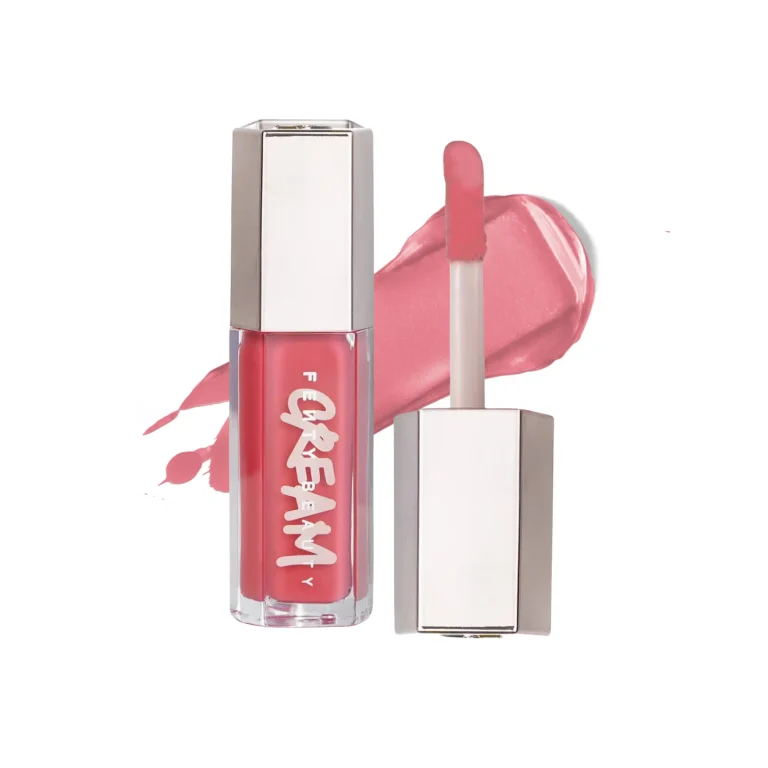 رژ لب مایع فنتی بیوتی مدل Gloss Bomb Cream رنگ Fenty Glow 02