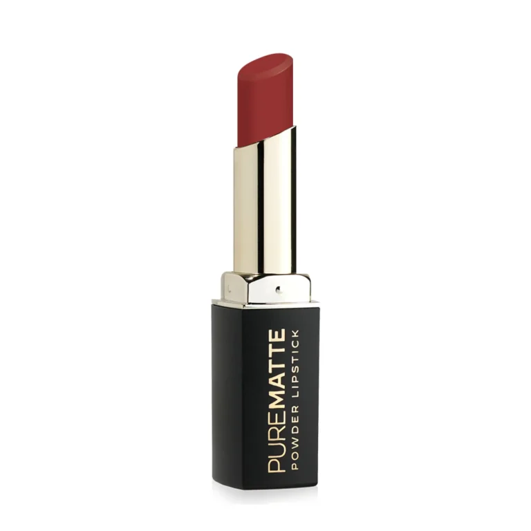 رژ لب جامد گلدن رز مدل Pure Matte Powder شماره 123