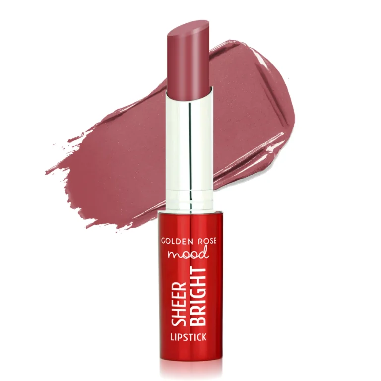 رژ لب گلدن رز مدل Mood Sheer Bright رنگ Mood Mauve شماره 107