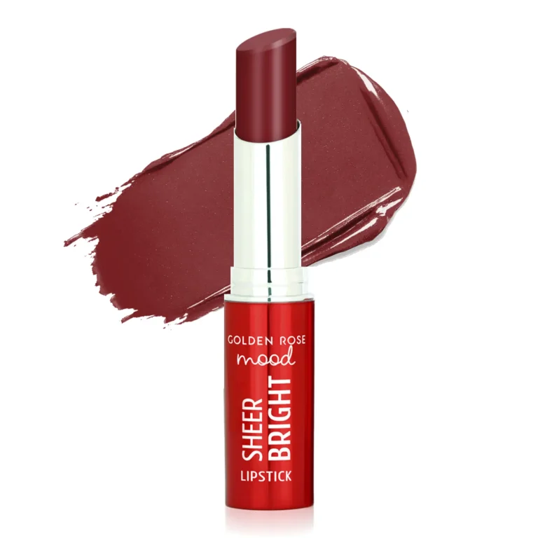 رژ لب گلدن رز مدل Mood Sheer Bright رنگ Rosy Plum شماره 108