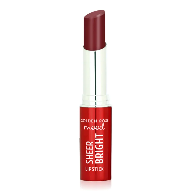 رژ لب گلدن رز مدل Mood Sheer Bright رنگ Rosy Plum شماره 108